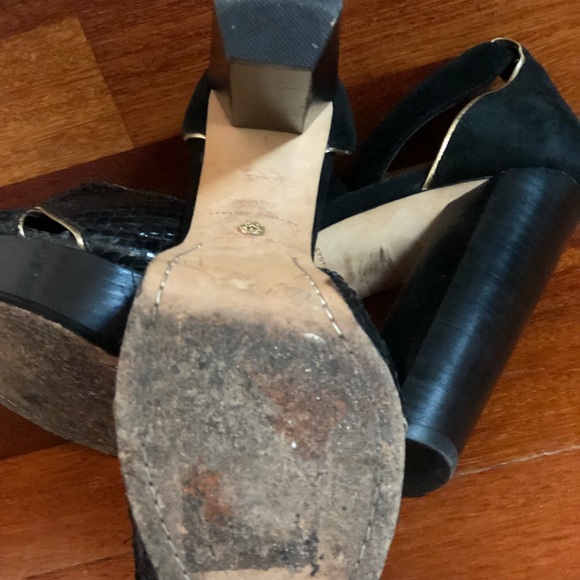 Cynthia Vincent platform high heel open toe shoes - Picture 8 of 8